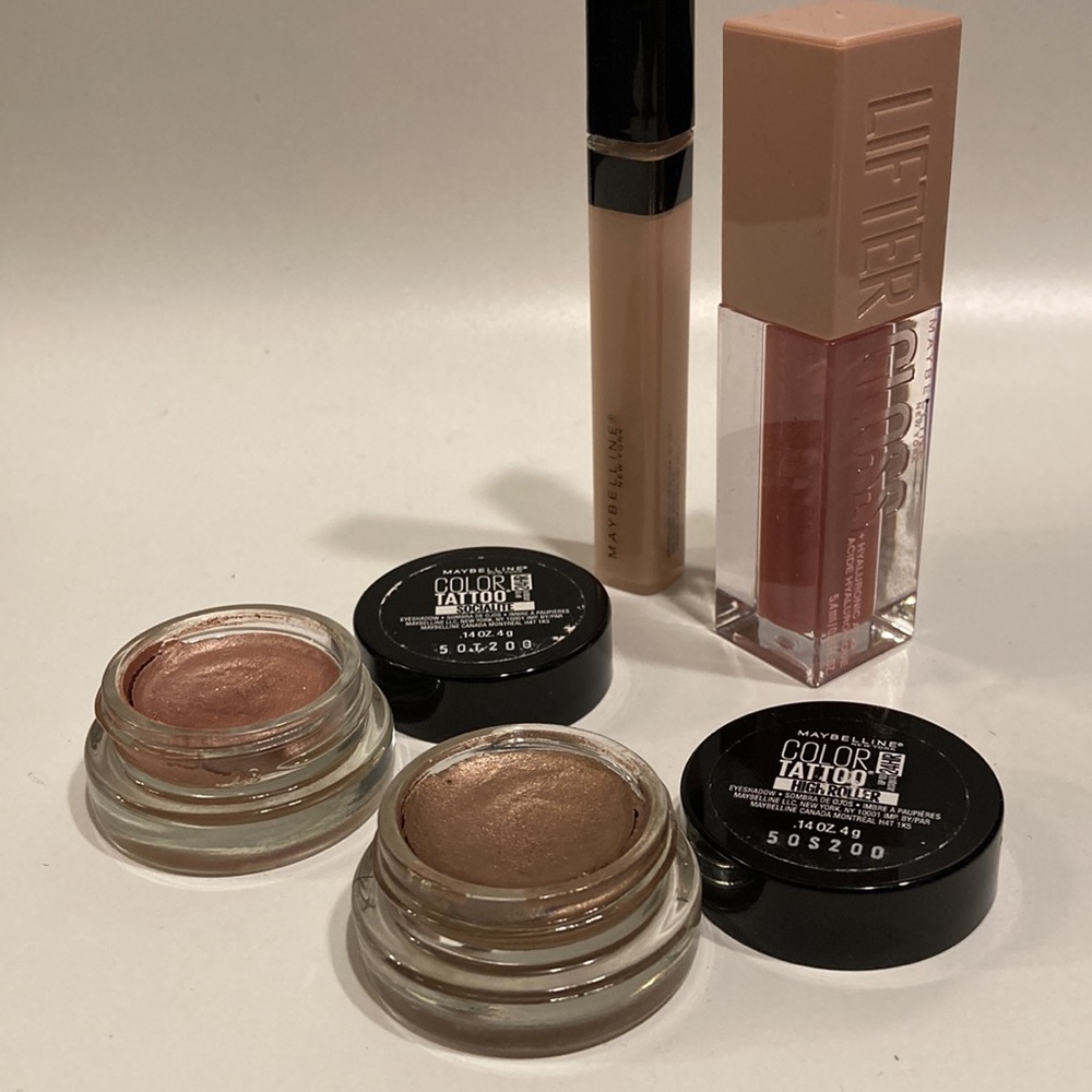 Maybelline Lot of 4 Color Tattoo Lifter Gloss Fit Me